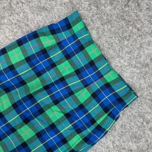 Vintage USA ILGWU Union Made Spoiled Girls Multicolor Plaid Pencil Skirt Size 7